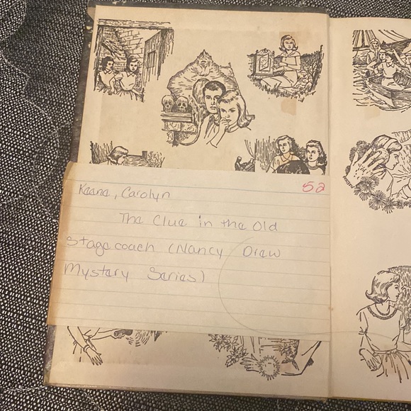 Vintage Nancy Drew The Clue In The Old Stagecoach book - Picture 4 of 4